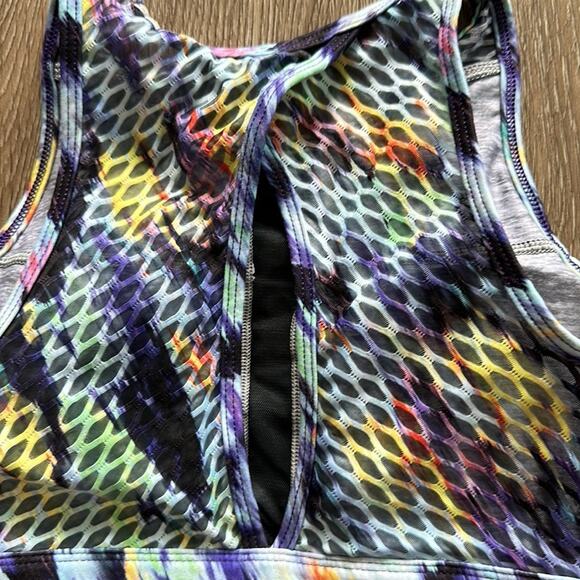 Peloton X WITH Composite Color High Neck Sports Bra Size Small - Picture 5 of 6